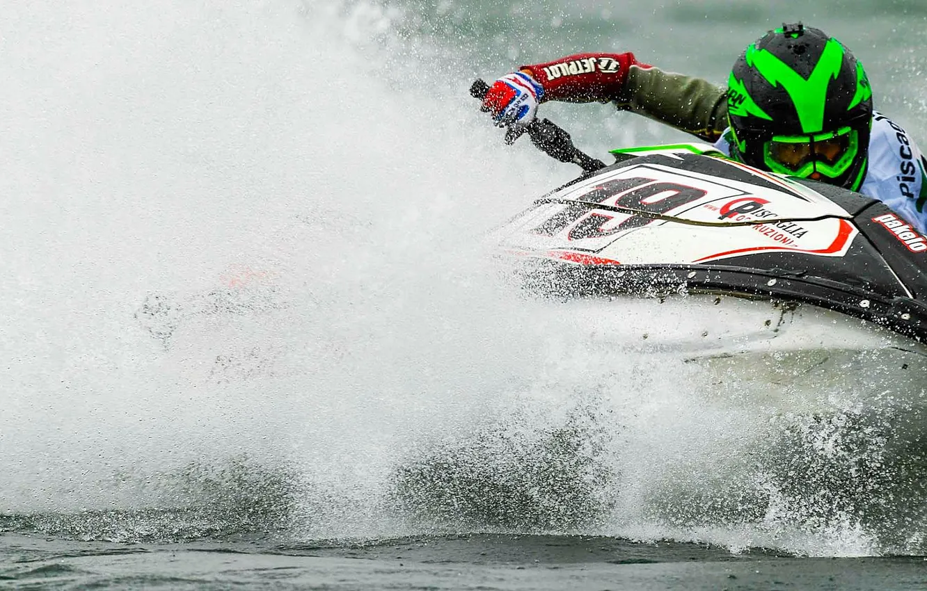 Photo wallpaper race, boat, speed
