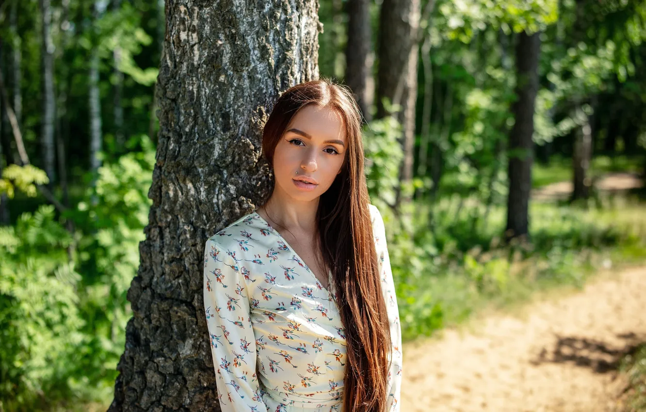 Photo wallpaper girl, face, sexy, Wallpaper, sweetheart, model, bright, portrait