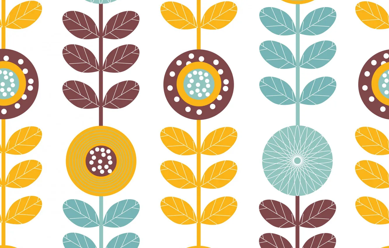 Photo wallpaper white, background, pattern, texture, background, pattern, floral, seamless