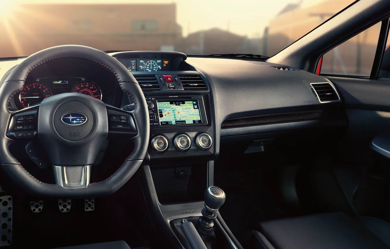 Photo wallpaper Subaru, WRX, interior