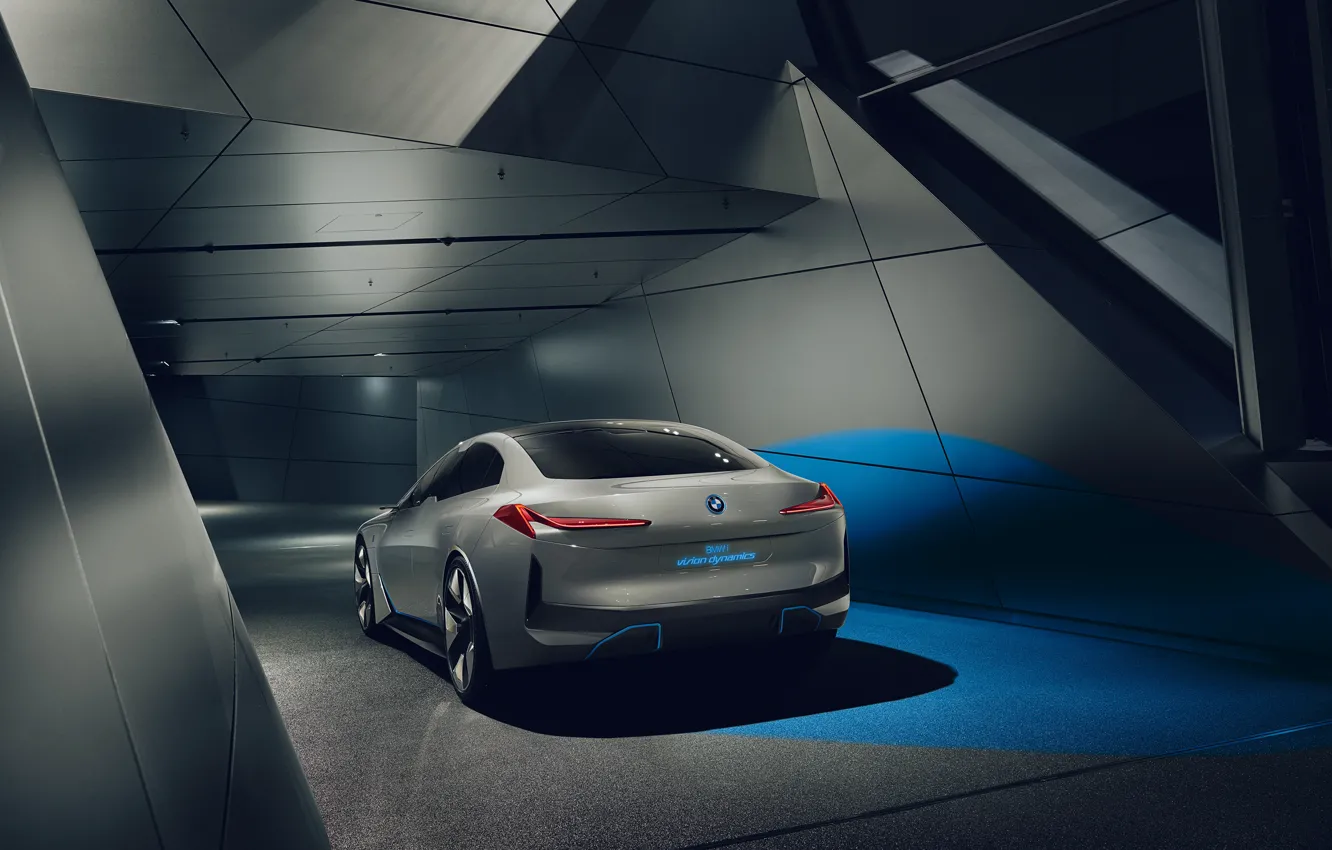 Photo wallpaper Concept, BMW, The concept, Sedan, German, Back, Electric, 2021