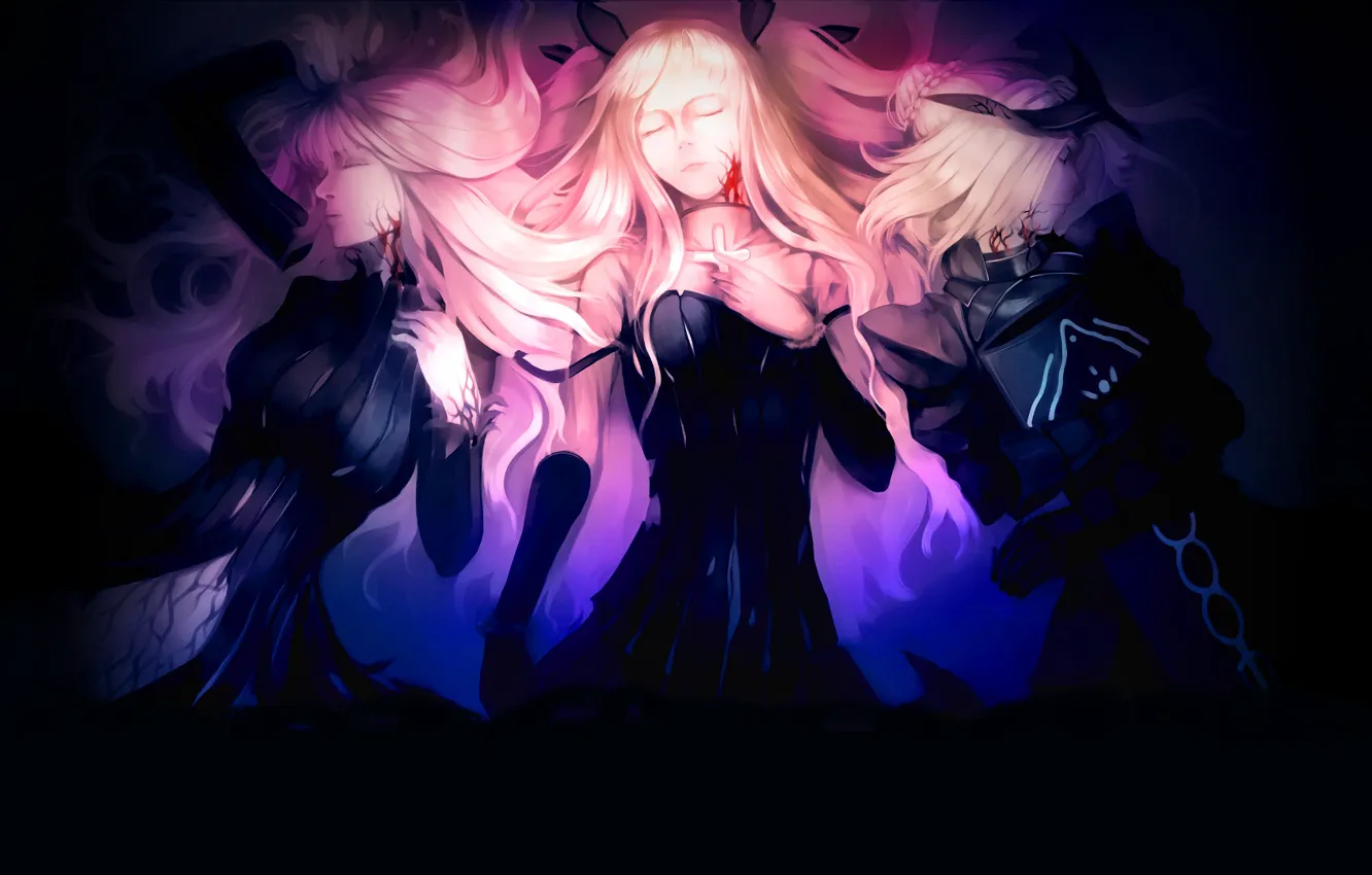 Photo wallpaper girl, darkness, the saber, Fate stay night, Fate / Stay Night