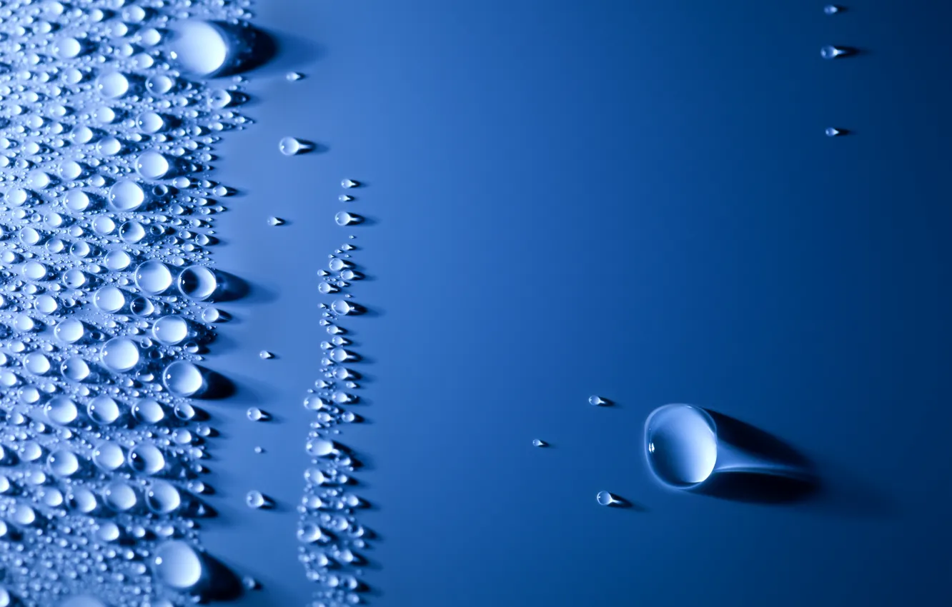 Photo wallpaper water, drops, macro, background