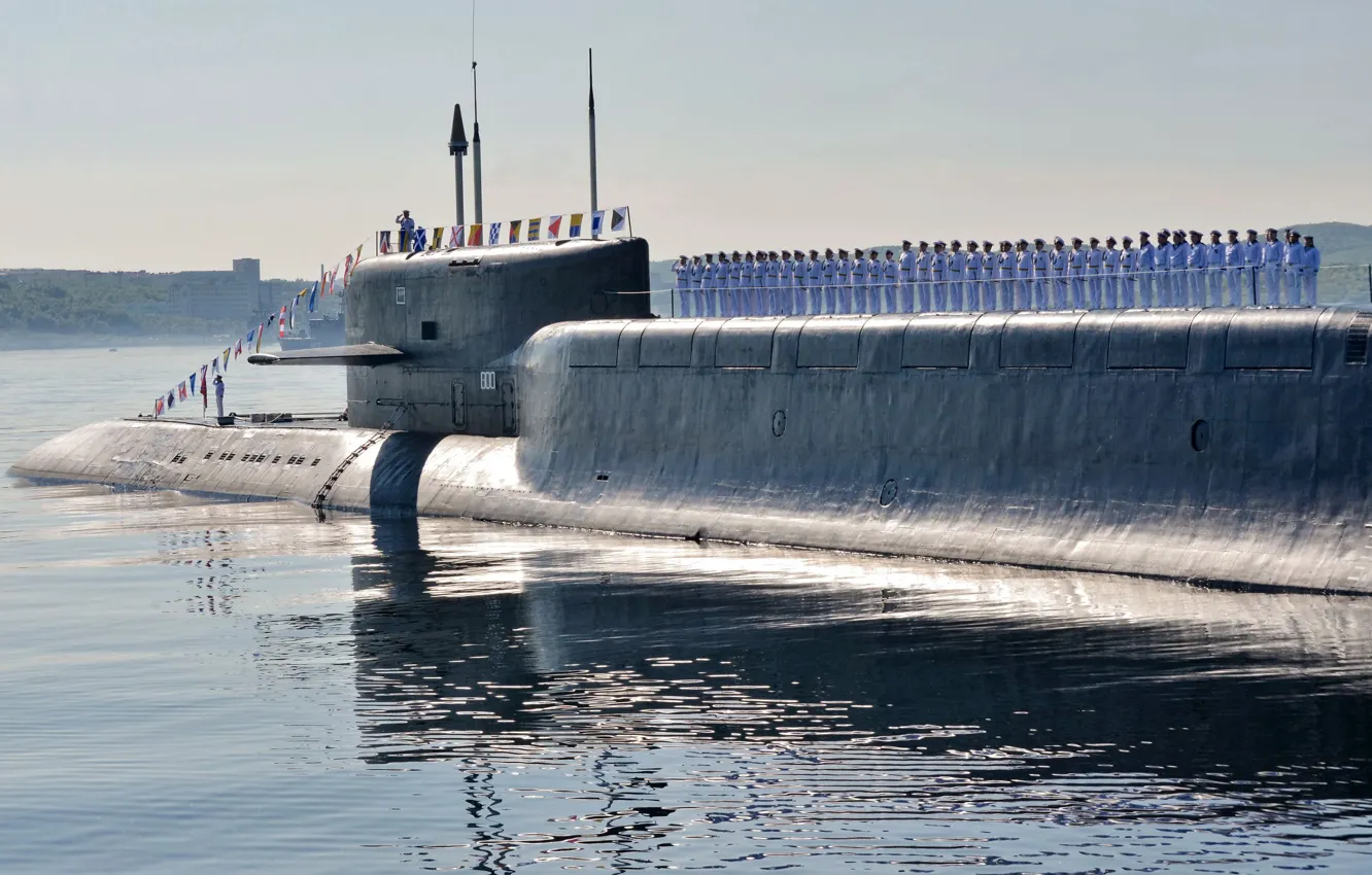 Photo wallpaper submarine, Russia, project 677