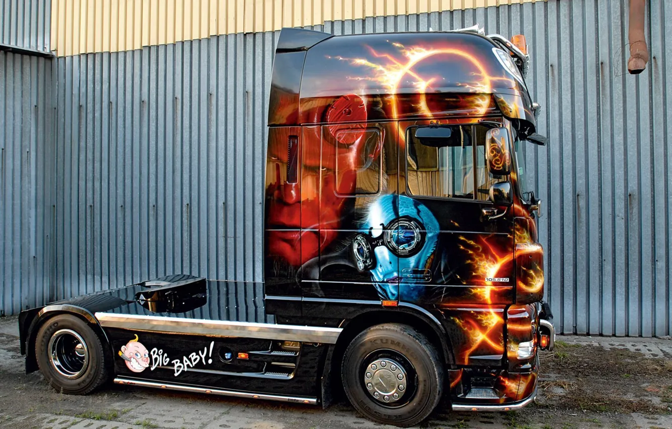 Photo wallpaper Truck, Scania, Other Technics, Big Baby, Customize Paint