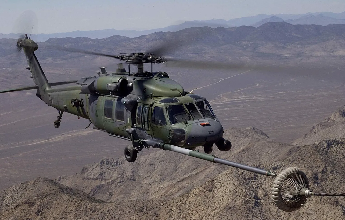 Photo wallpaper dressing, helicopter, HH-60G