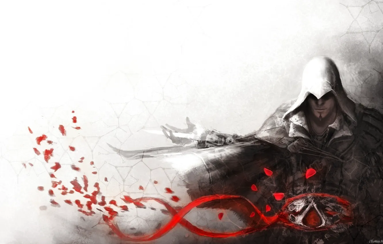 Photo wallpaper lipestki, assassin, Ezio