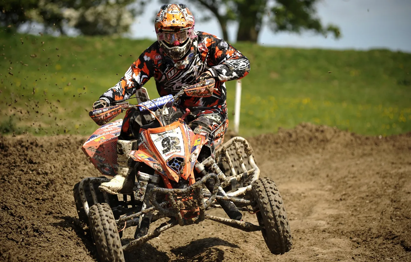 Photo wallpaper race, sport, motocross