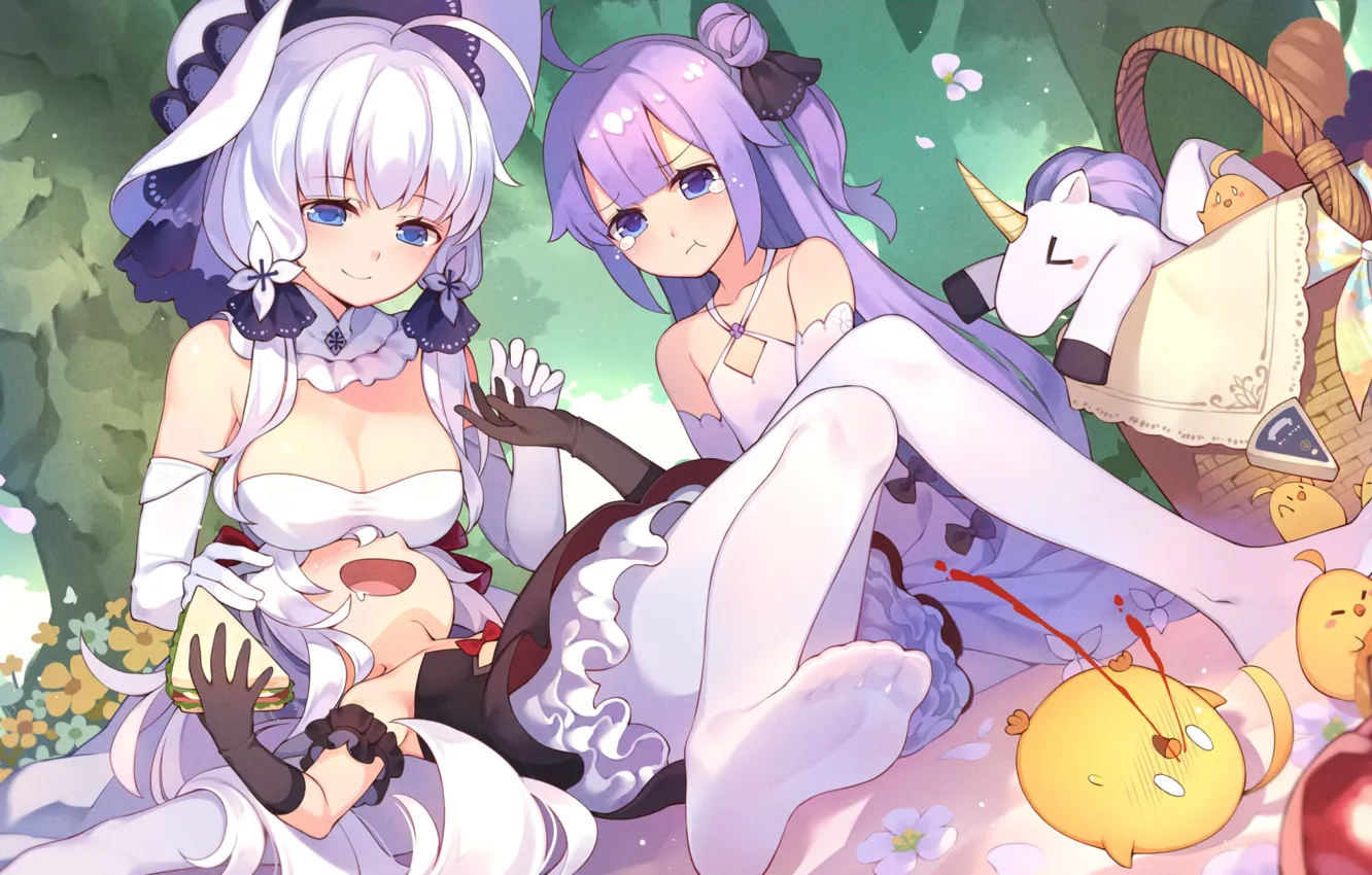 Photo wallpaper tsubasa tsubasa, azur lane, hms unicorn, illustrious, hmas vampire