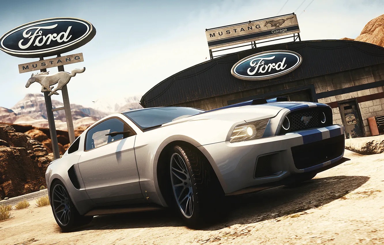 Photo wallpaper Ford, Need for Speed, nfs, 2013, Rivals, NFSR, NSF, Mustang 2015