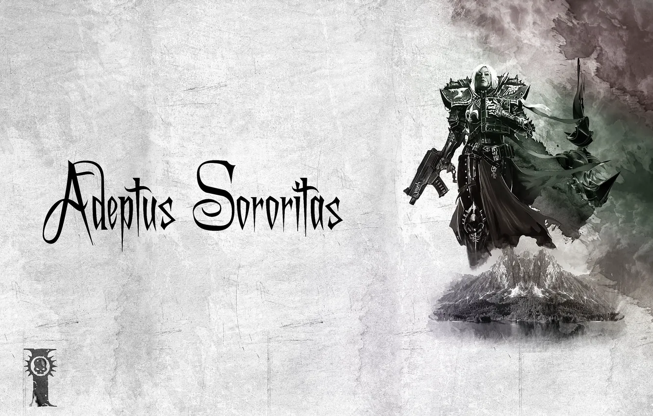 Photo wallpaper girl, Imperium, AdeptaSororitas, warhammer40k