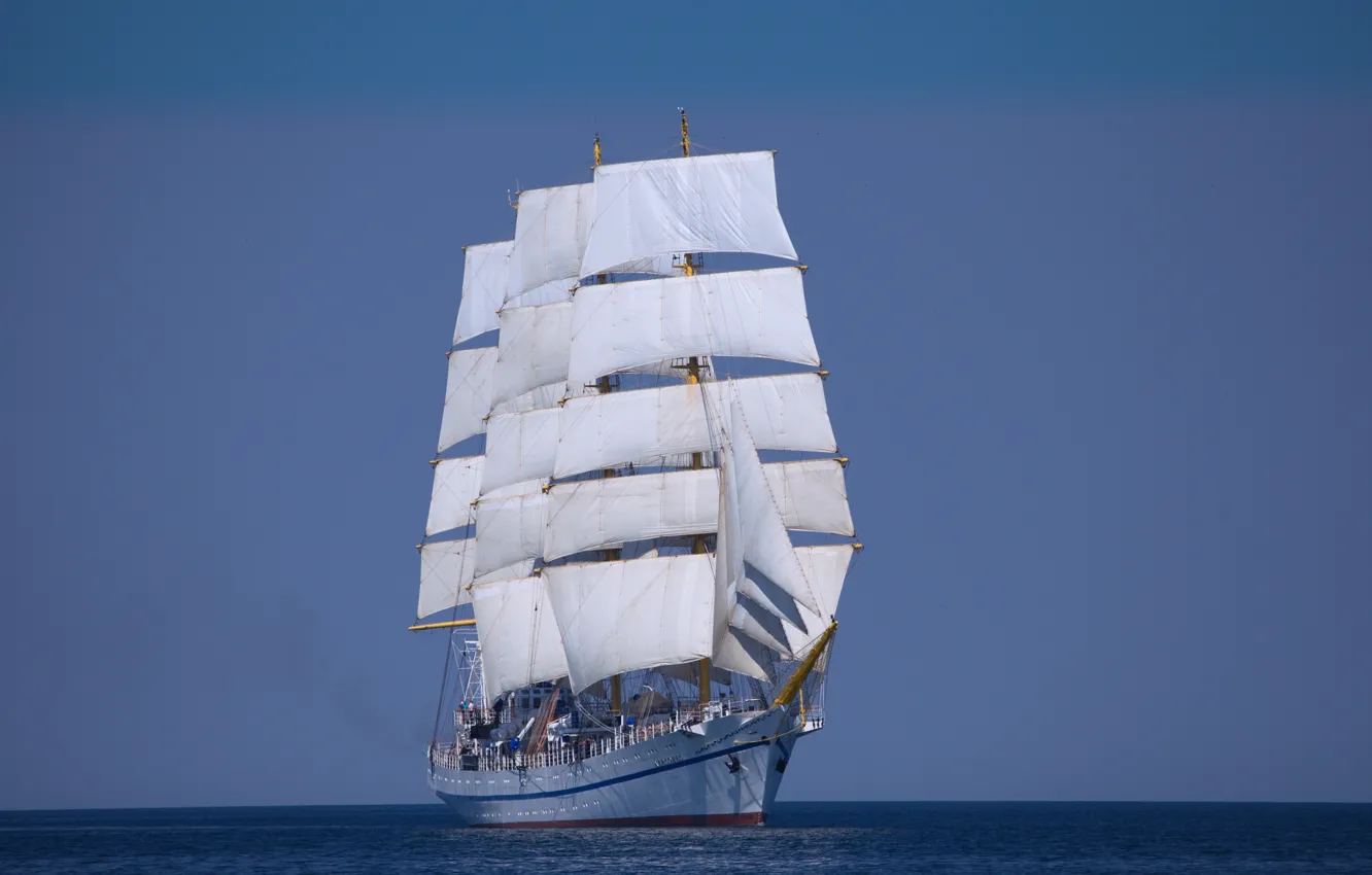Photo wallpaper sailboat, the black sea, Hersonissos