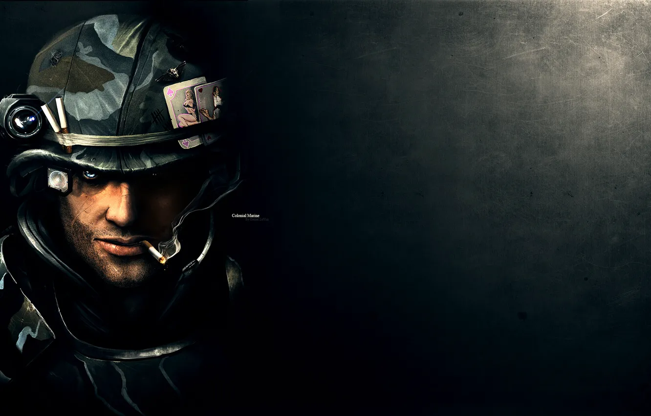 Photo wallpaper soldiers, cigarette, soldier