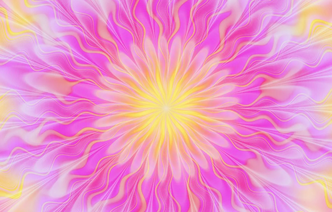 Photo wallpaper flowers, pattern, symmetry