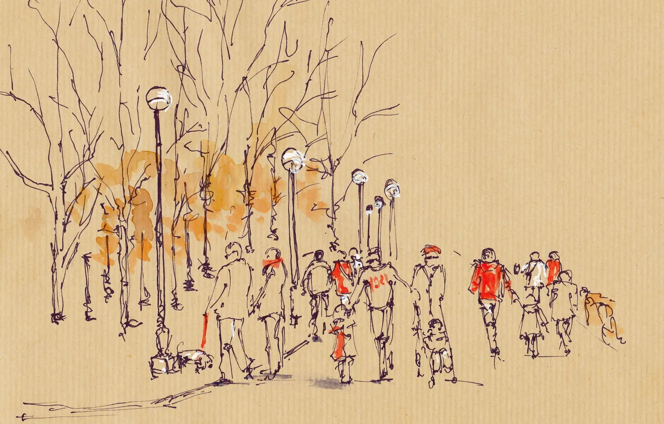 Photo wallpaper style, figure, color