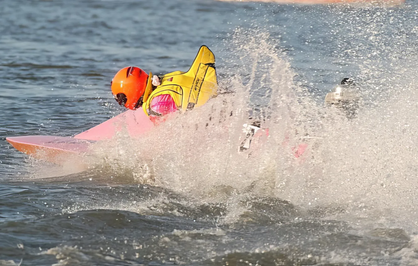 Photo wallpaper race, boat, speed