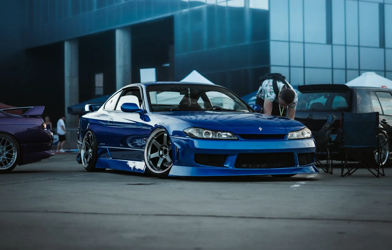 Photo wallpaper nissan, silvia, static, s15, stance, lowdaily, nissan silvia s15