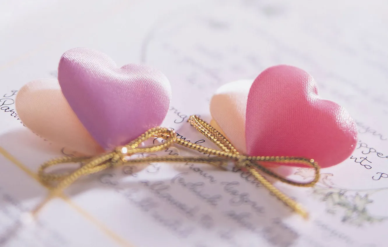 Photo wallpaper heart, gently, bundle