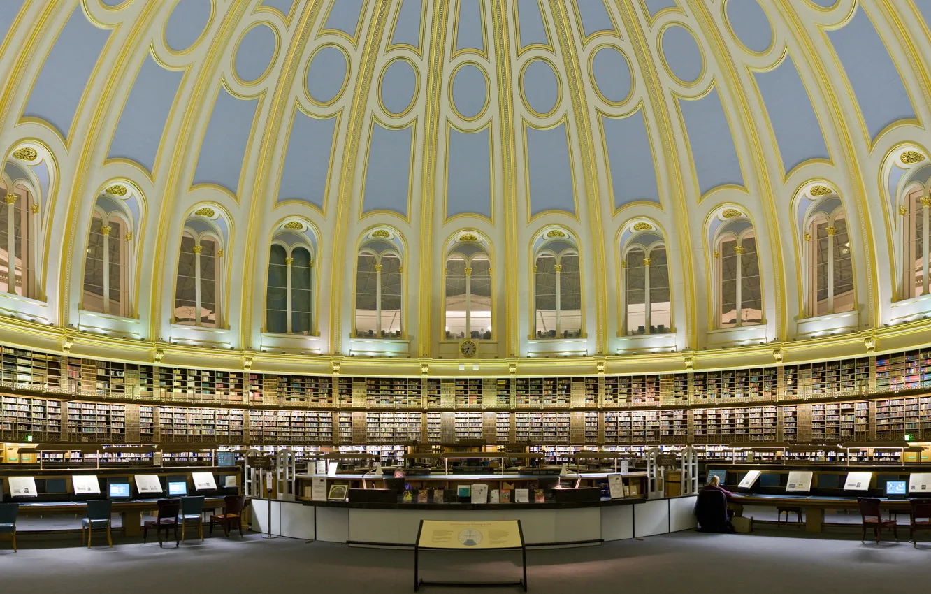 Photo wallpaper books, library, Museum, Britain