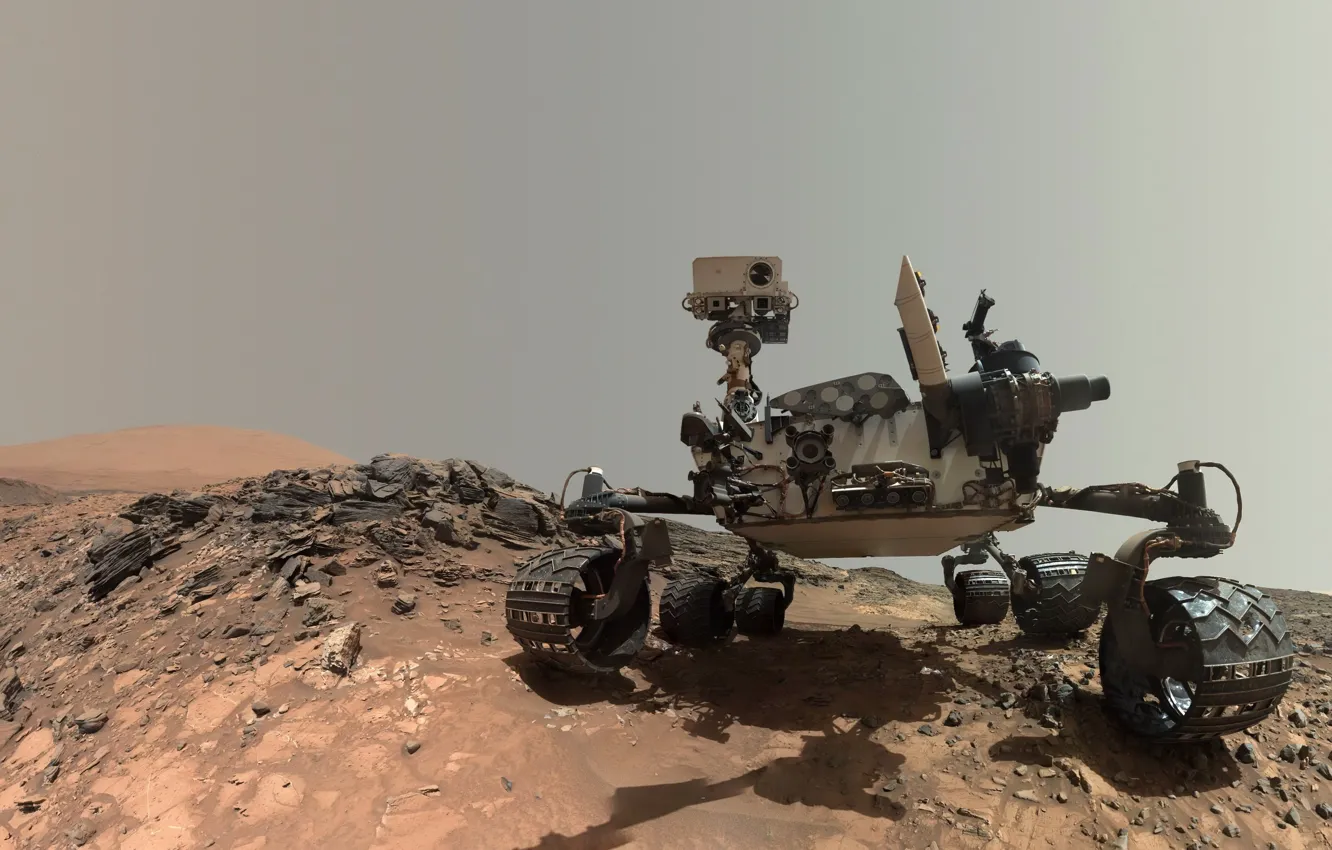 Photo wallpaper space, Mars, Curiosity