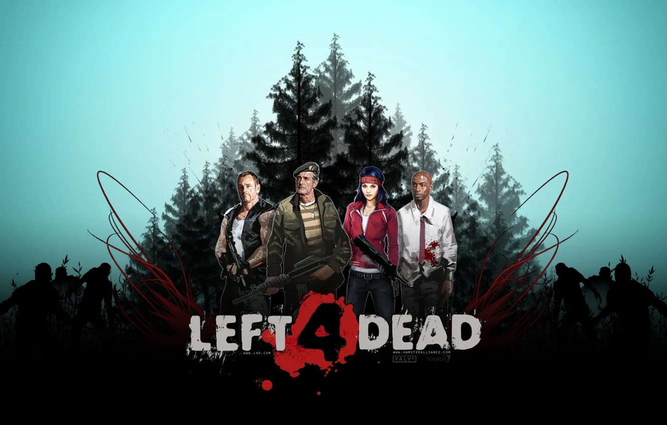 Photo wallpaper gang, game, Left 4 Dead 2