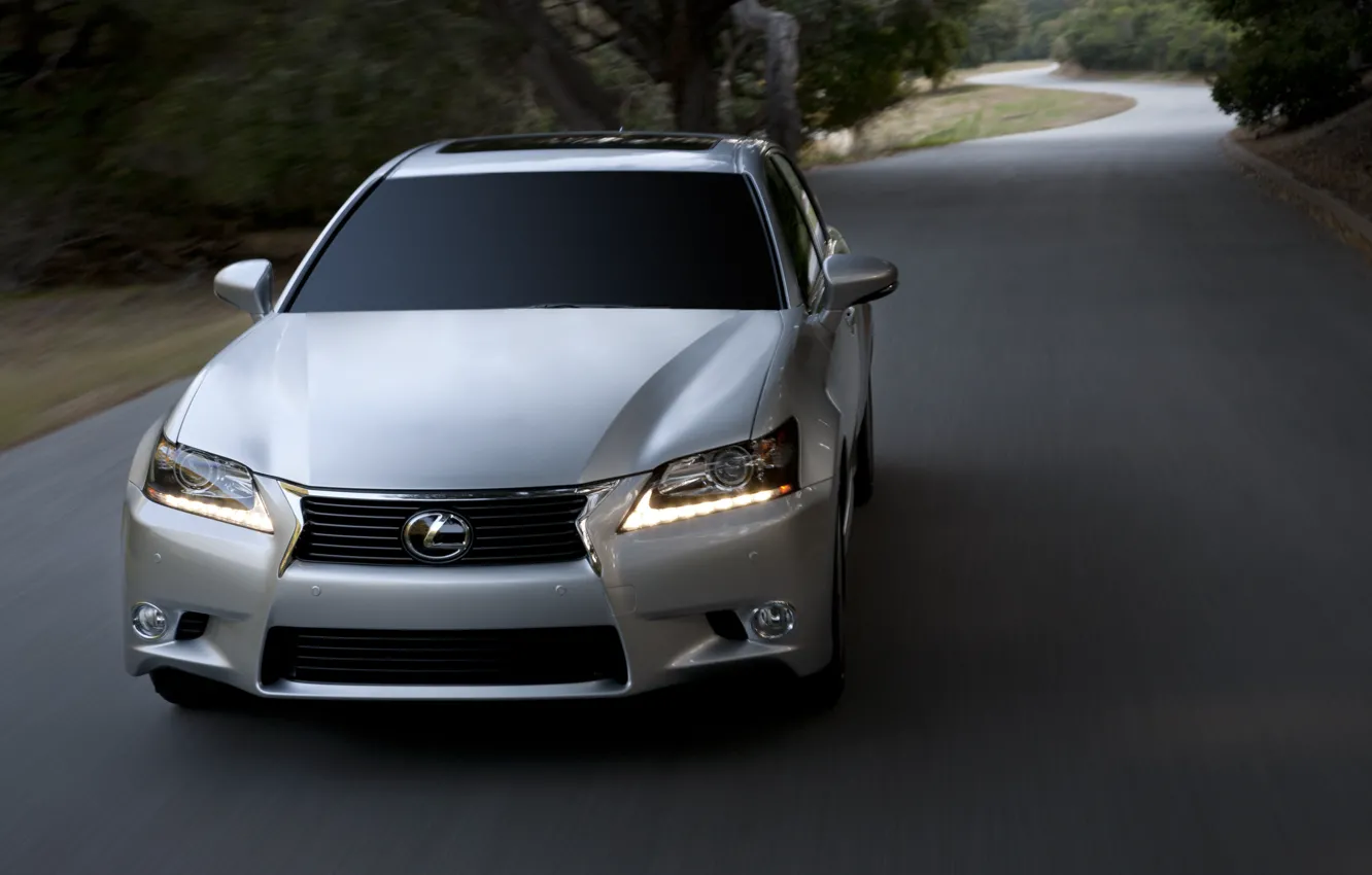 Photo wallpaper road, Lexus, Lexus, sedan, 350