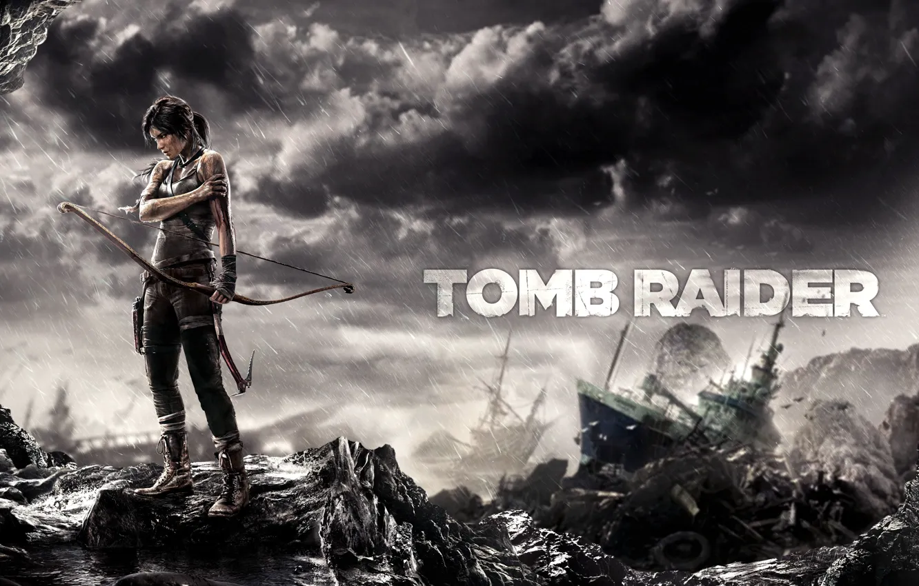 Photo wallpaper girl, the game, Tomb Raider, game, 2013