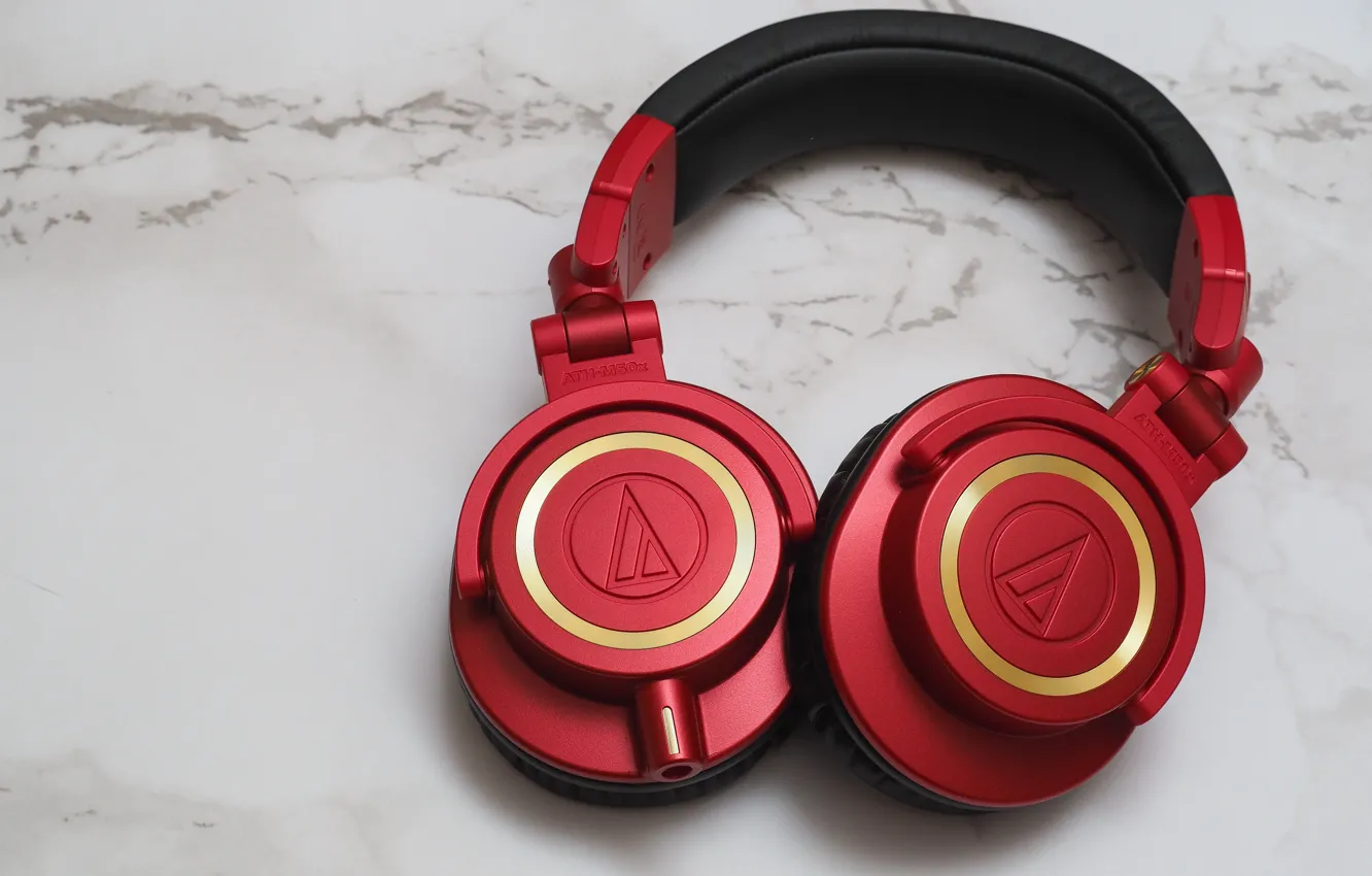 Photo wallpaper style, headphones, ATH-M50xRD