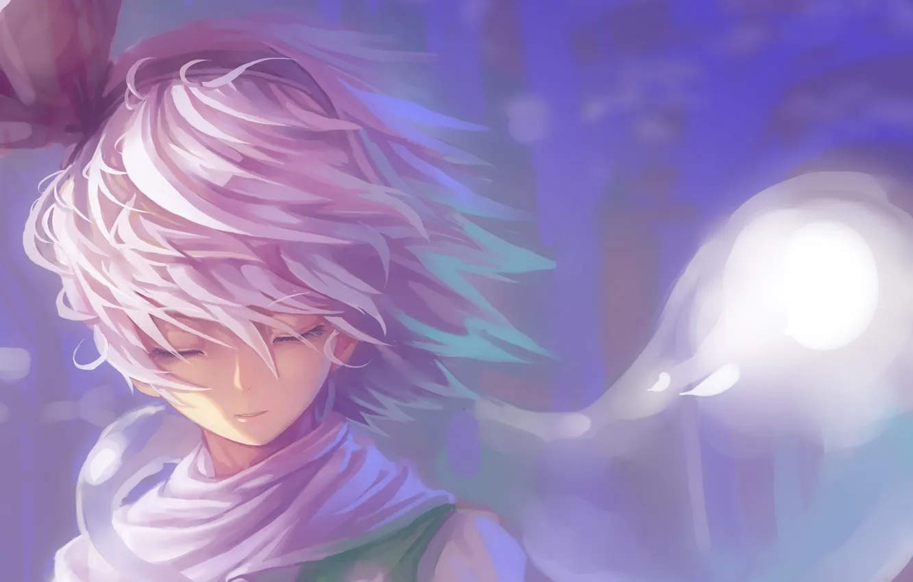 Photo wallpaper the wind, hair, figure, art, girl, touhou, Konpaku Youmu, madyy