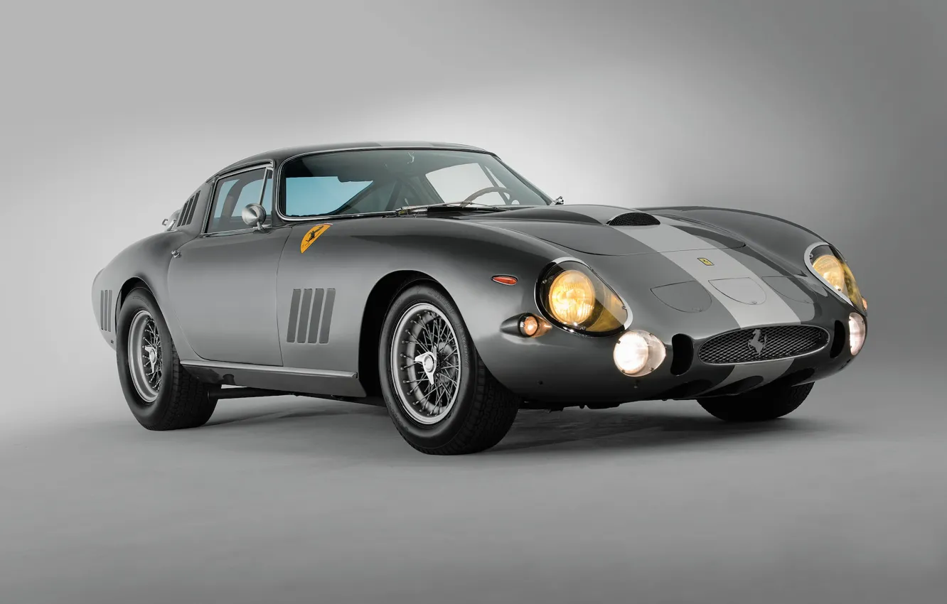 Photo wallpaper Italian, GTB, Silver, Legend, 1964, Ferrari, 275, race