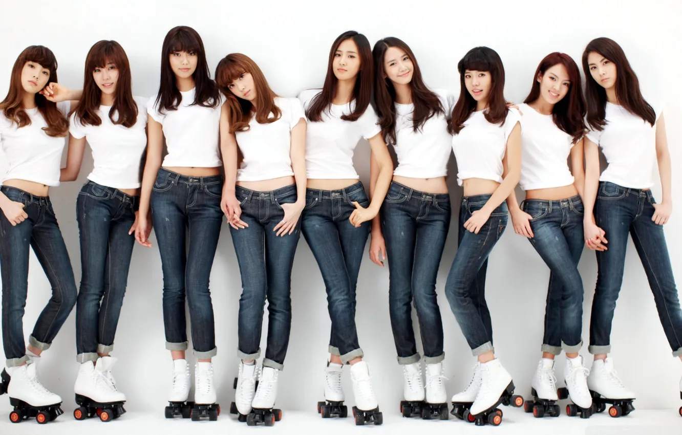 Photo wallpaper Music, girls, asian, SNSD, K-Pop, Girls' Generation, Korean, Gee
