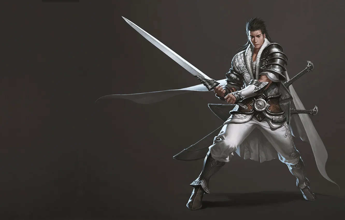 Photo wallpaper warrior, art, costume design, junggeun yoon, The Oriental Knight