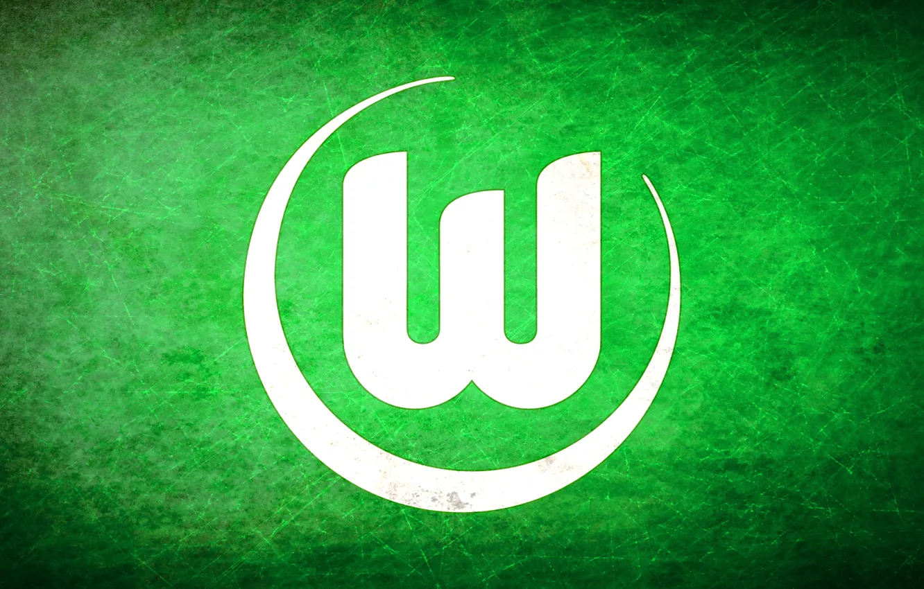 Photo wallpaper Logo, Wolfsburg, Wolfsburg, German football club, Bundesliga, Volkswagen Arena