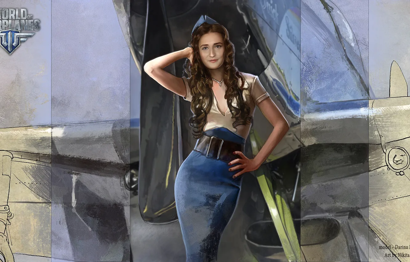 Photo wallpaper the plane, aviation, air, MMO, Wargaming.Net, World of Warplanes, WoWp, BigWorld