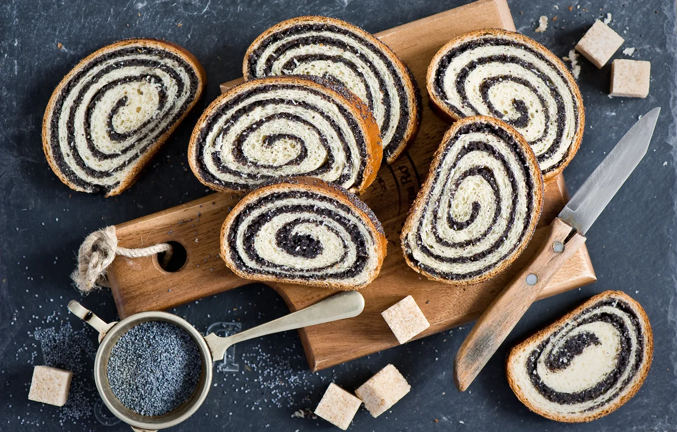 Photo wallpaper Mac, food, sugar, muffin, roll, Anna Verdina