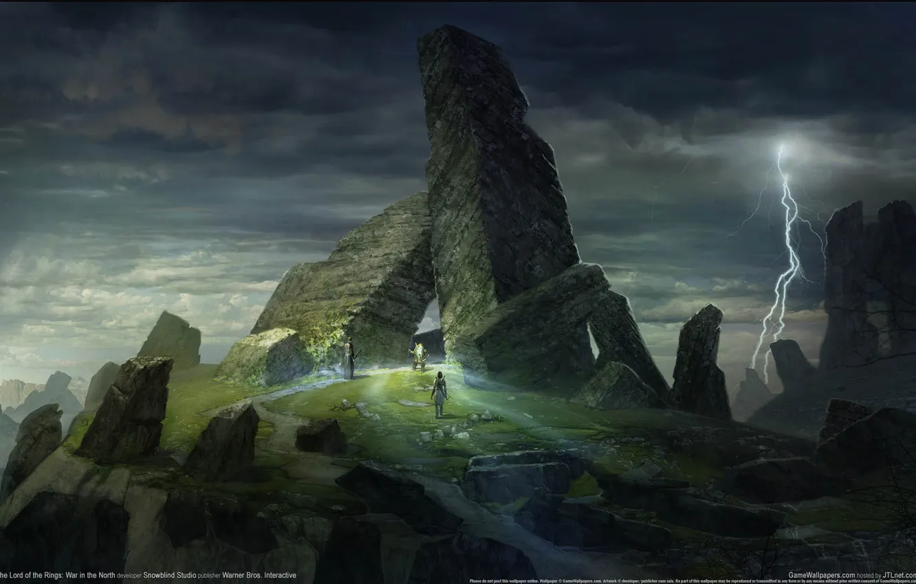 Photo wallpaper game, the ruins, The Lord Of The Rings, The Lord of the Rings, dolmens, The …