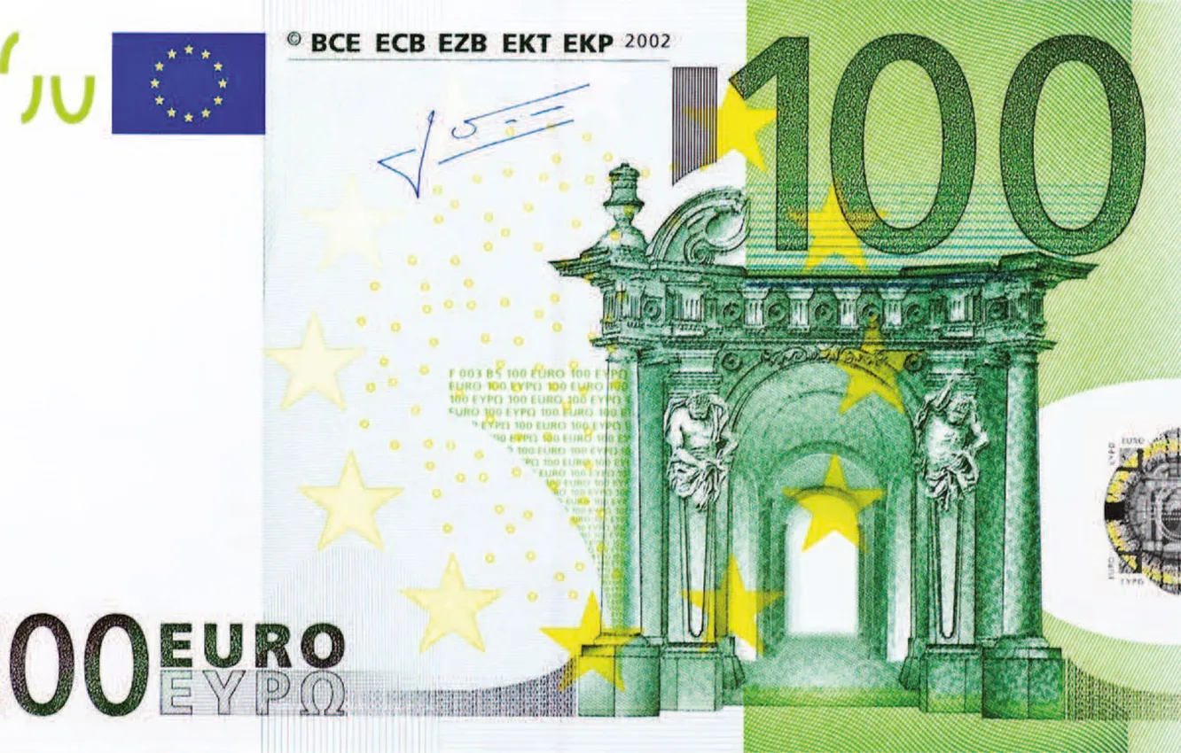 Photo wallpaper money, Euro, currency, bills