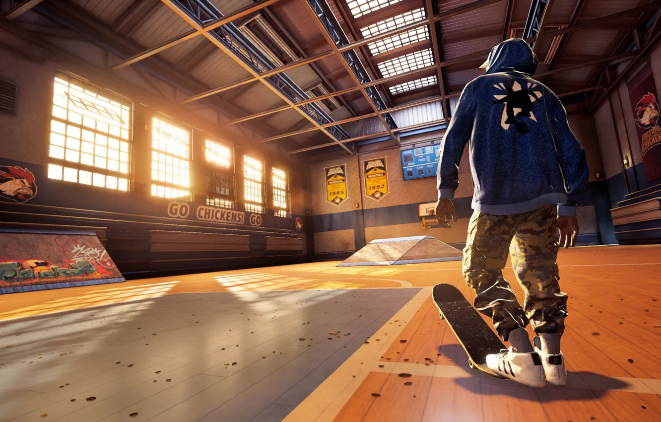Photo wallpaper guy, skate, the gym, Tony Hawk Pro Skater