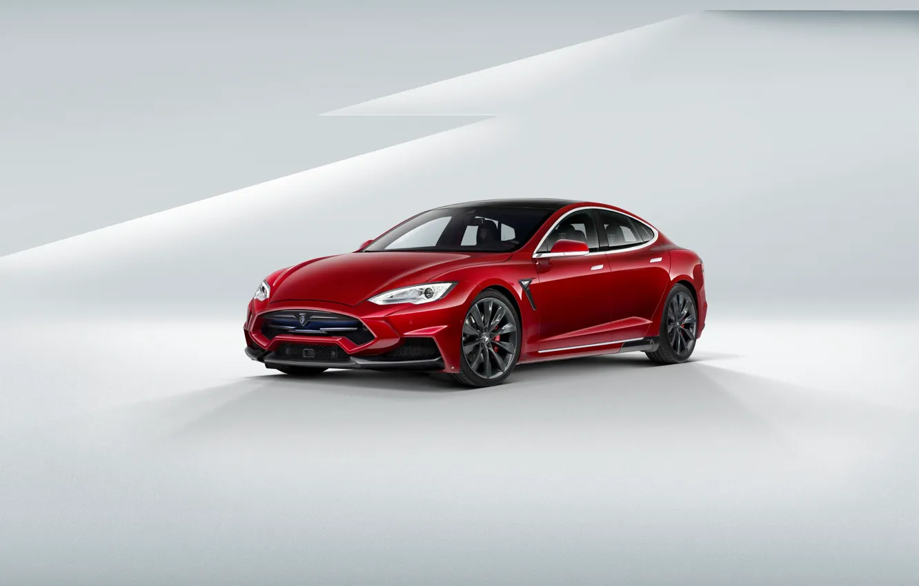 Photo wallpaper Tesla, Model S, 2015, Larte Design, Elizabeth