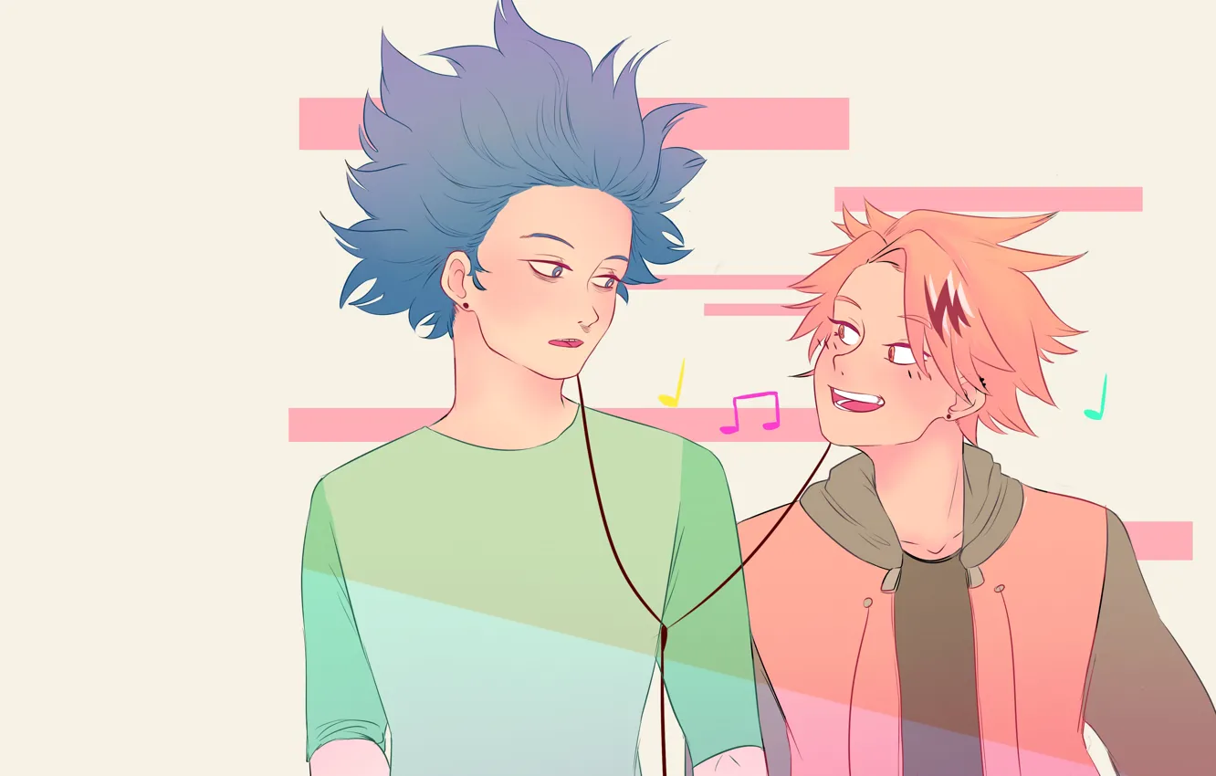 Photo wallpaper background, anime, art, guy, Boku no Hero Academy, My heroic academia