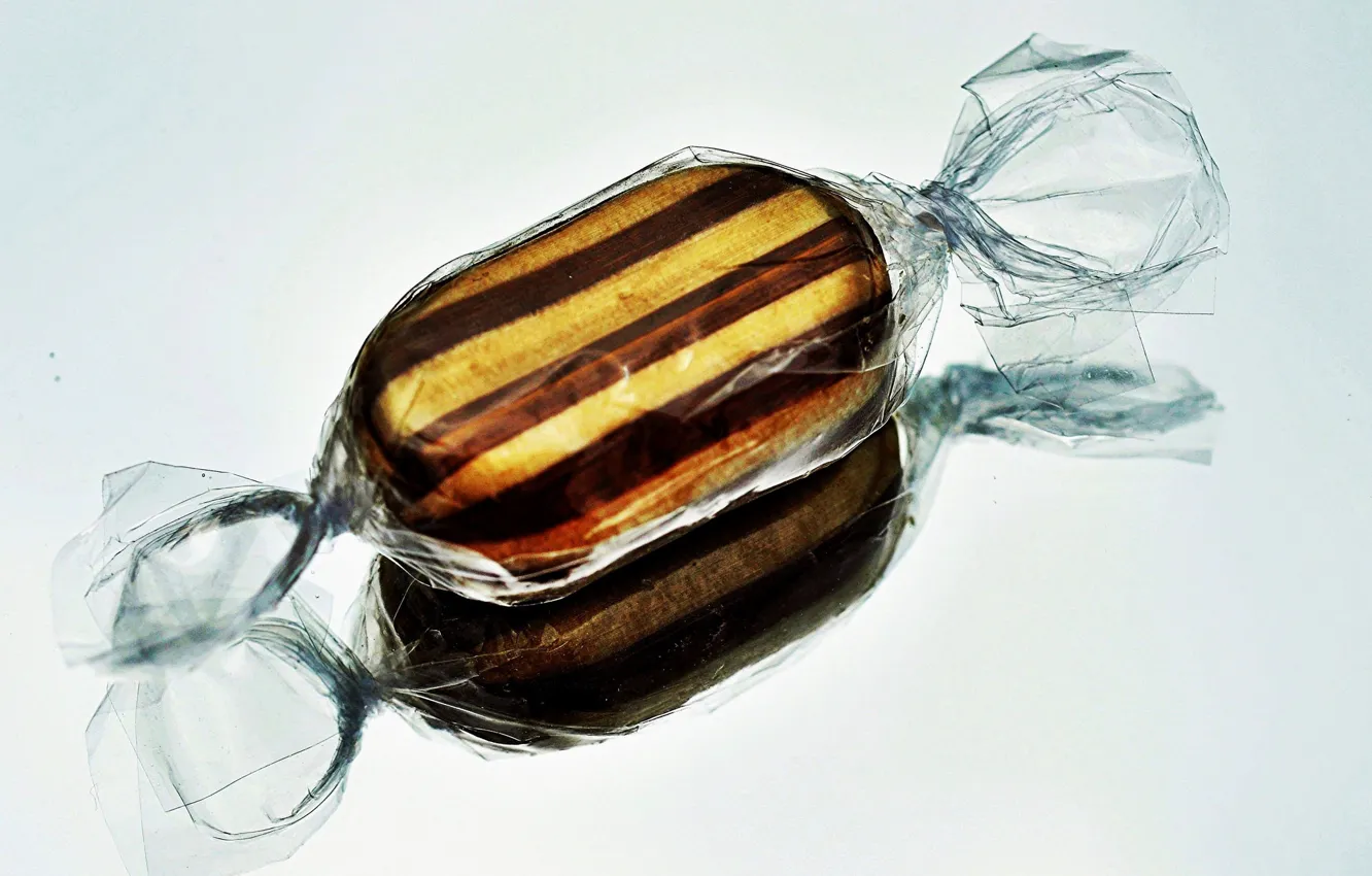Photo wallpaper macro, candy, sweets, caramel