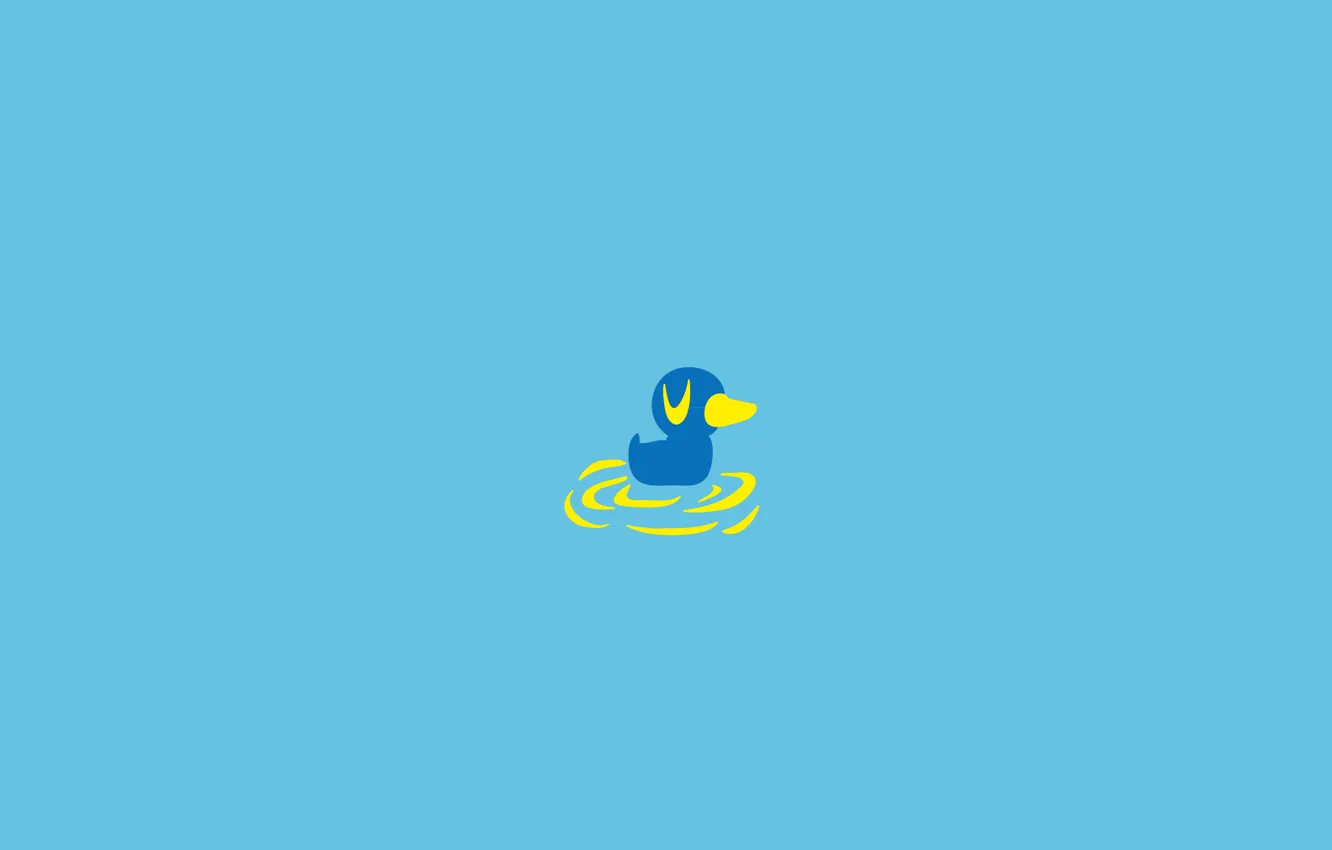 Photo wallpaper water, bird, duck, duck