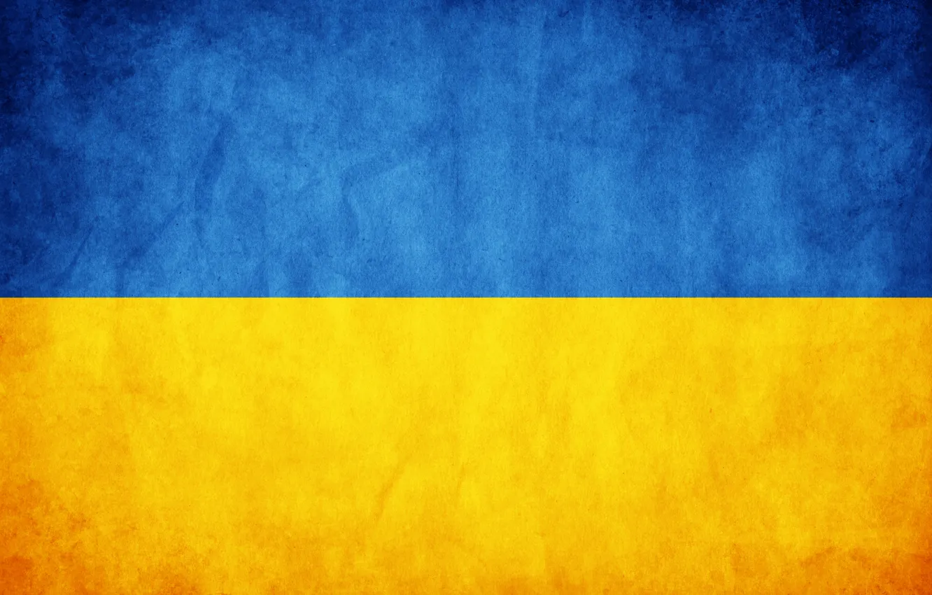 Photo wallpaper flag, texture, Ukraine