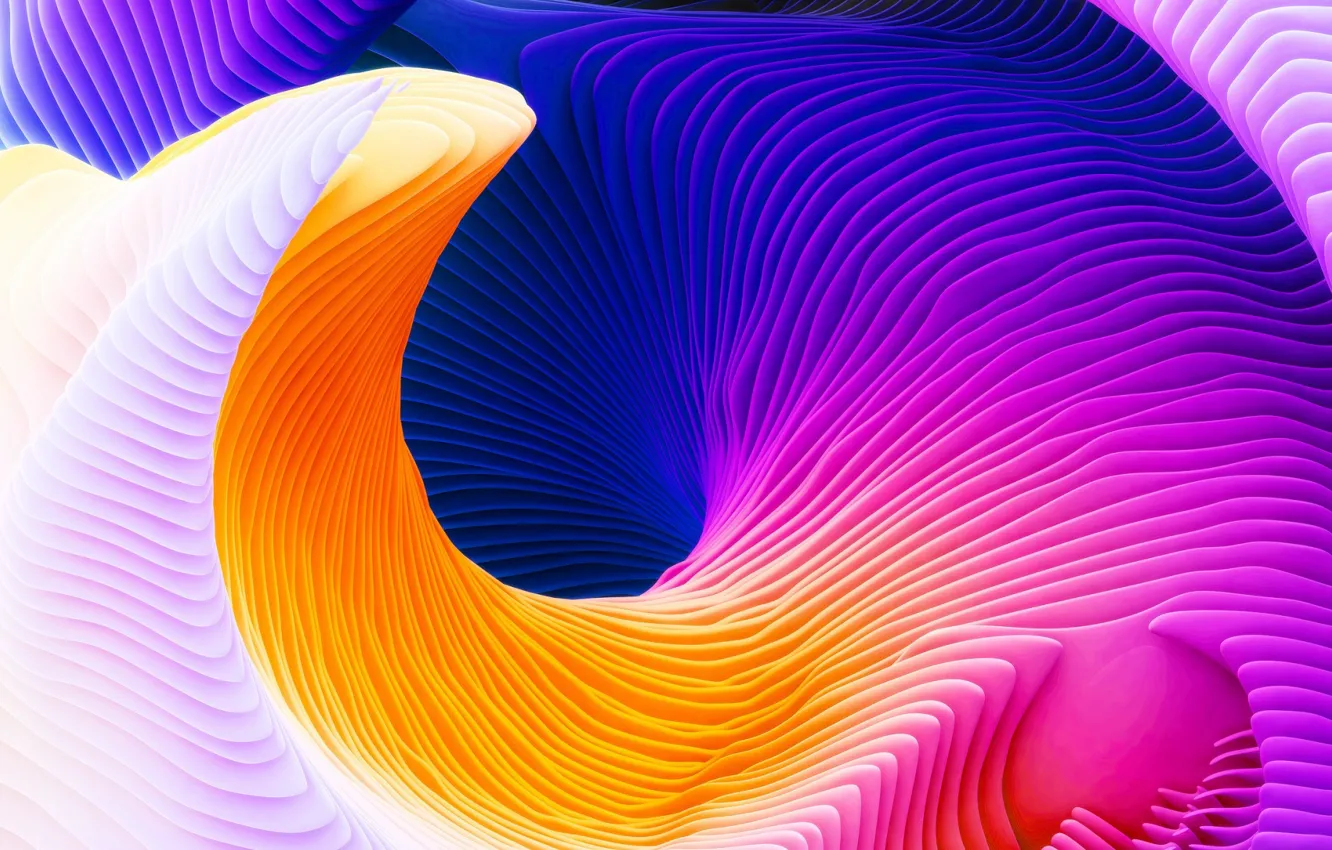 Photo wallpaper line, pattern, paint, the volume