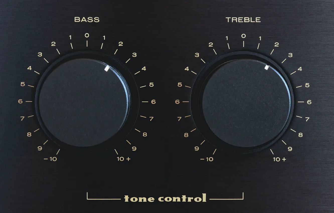 Photo wallpaper Bass, treble, tone control