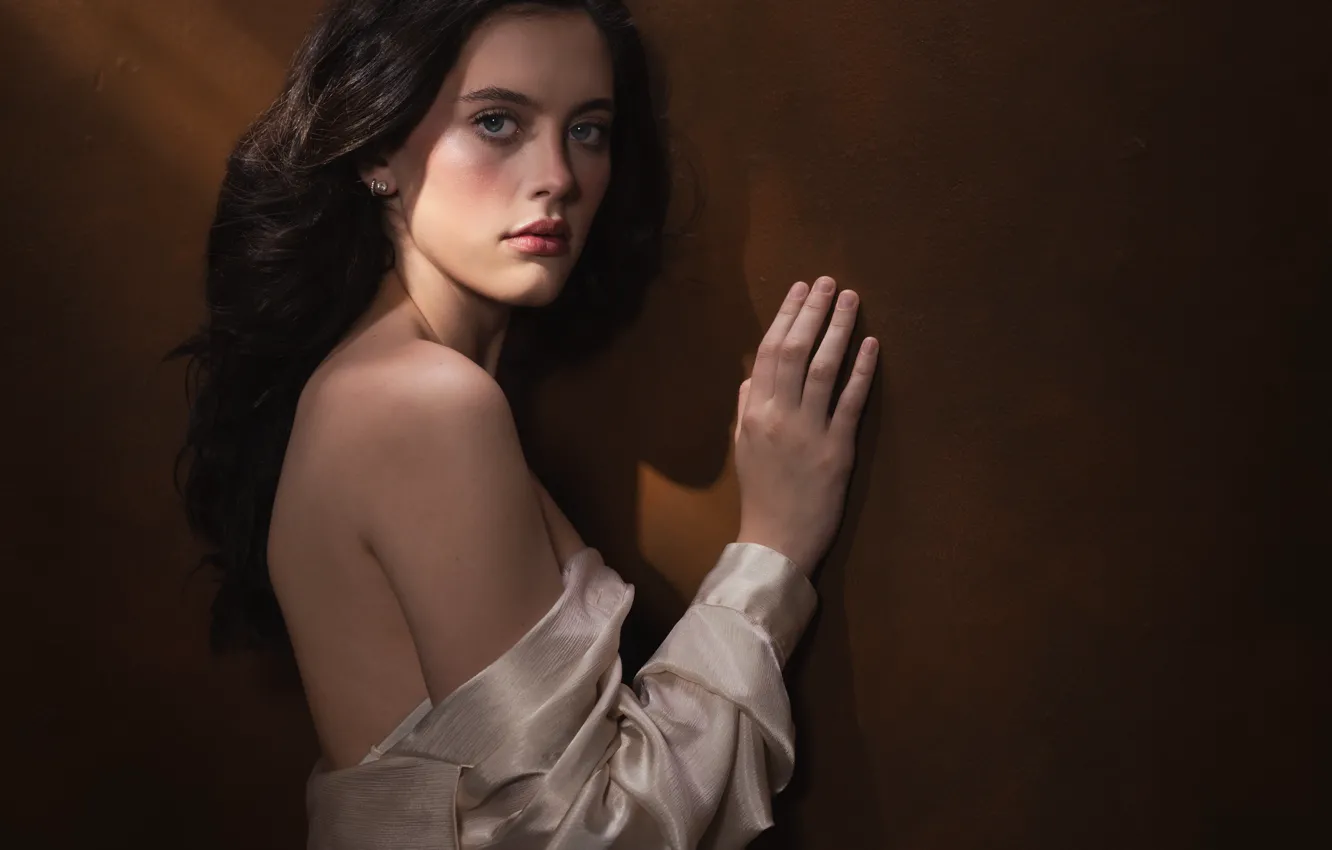 Photo wallpaper look, girl, face, portrait, Trinity