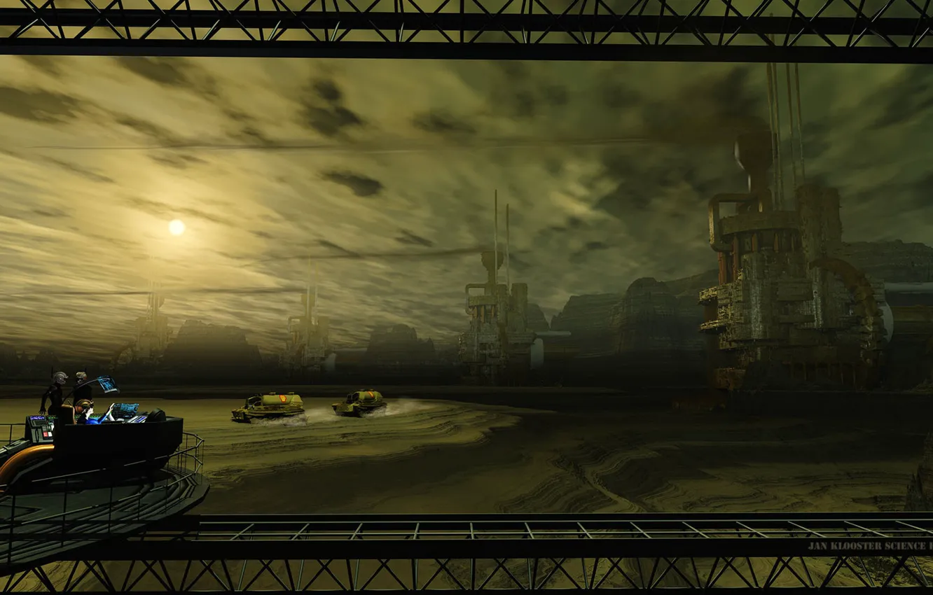 Photo wallpaper transport, construction, management, environment, minerals