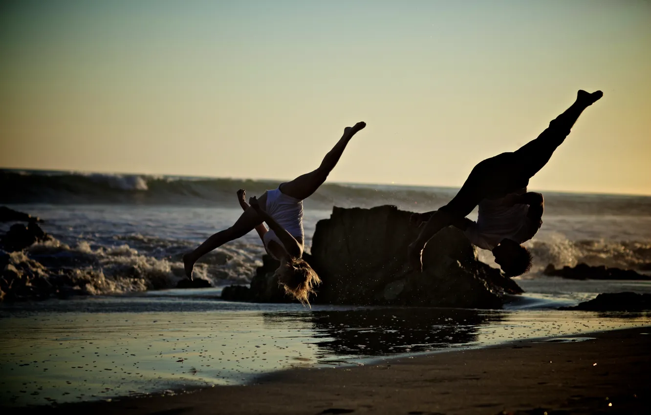 Photo wallpaper Thai Boxing, Matt Emig, Nikki Stanley, Karate