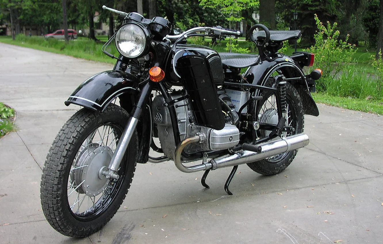 Photo wallpaper motorcycle, bike, Dnepr