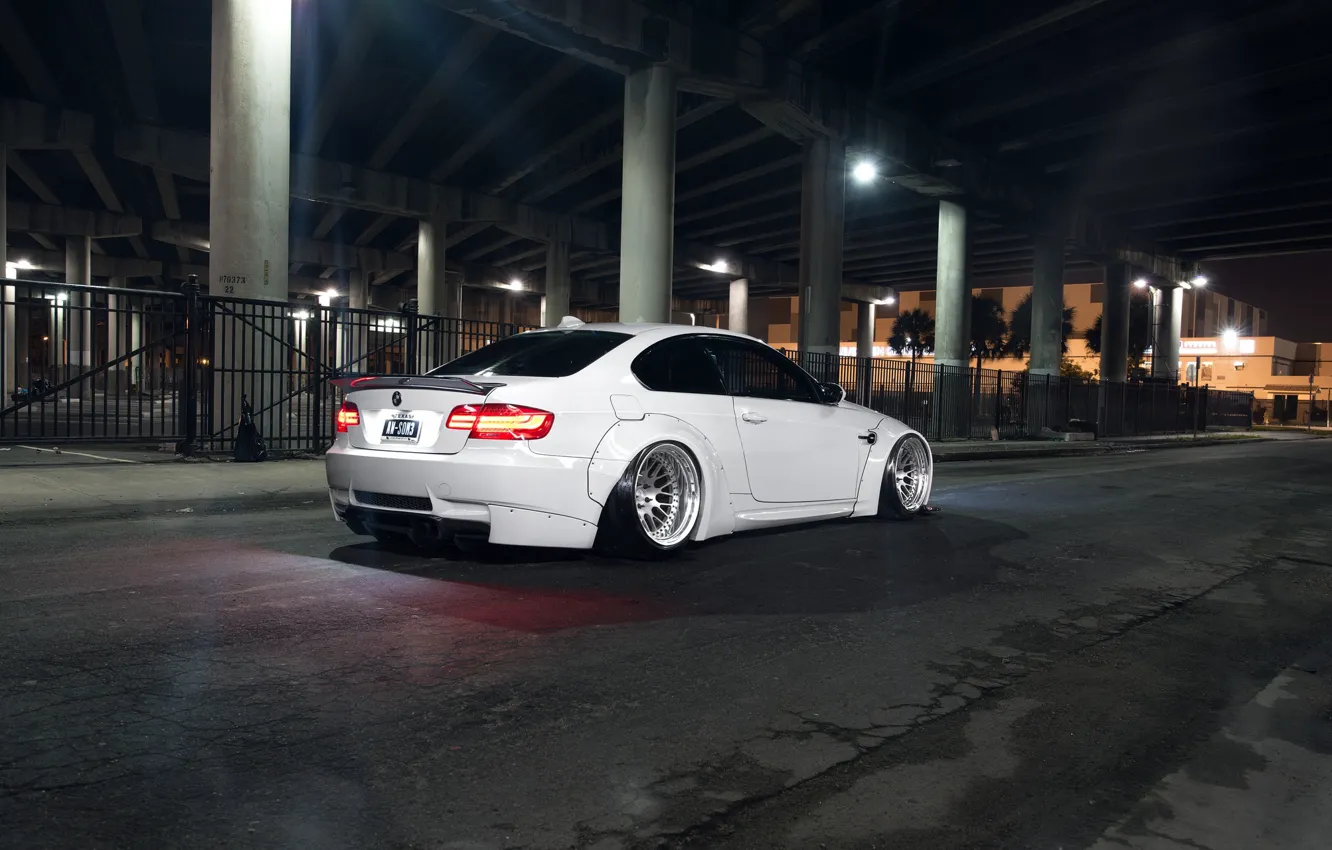 Photo wallpaper BMW, E92, Rear, Liberty, Walk